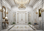 Classical Entrance Design Private Villa Doha , Qatar : Classical Entrance DesignPrivate Villa Doha , Qatar
