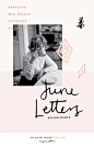 Branding for freelance designer.  Blog — June Letters Design: 