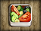 30个与食物相关的质感图标设计Food icon图标设计收集