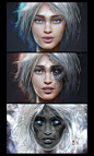 ArtStation - Meafala face transformations, Ekaterina Gudkina