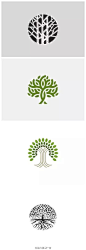 以“树”为元素的logo设计 (4)