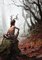 Forest Spirit , Alex Alexandrov : Personal illustration , i haven't done those in a while , i really enjoyed it .