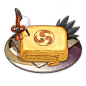 Faith Eternal : Faith Eternal is a special food item that the player has a chance to obtain by cooking Egg Roll with Kujou Sara. The recipe for Egg Roll is available from Shimura Kanbei in Inazuma City for 1,250 Mora. Faith Eternal revives a character and
