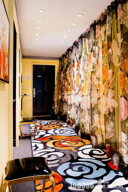 走廊装修平面布置图—土拨鼠装饰设计门户