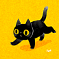 Cat walk (GIF) on Behance