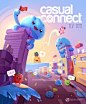 Illustration for Casual Connect : An illustration I did with the amazing Jelly Button Games team for an upcoming Casual Connect event which will be hosted in Tel Aviv this year!