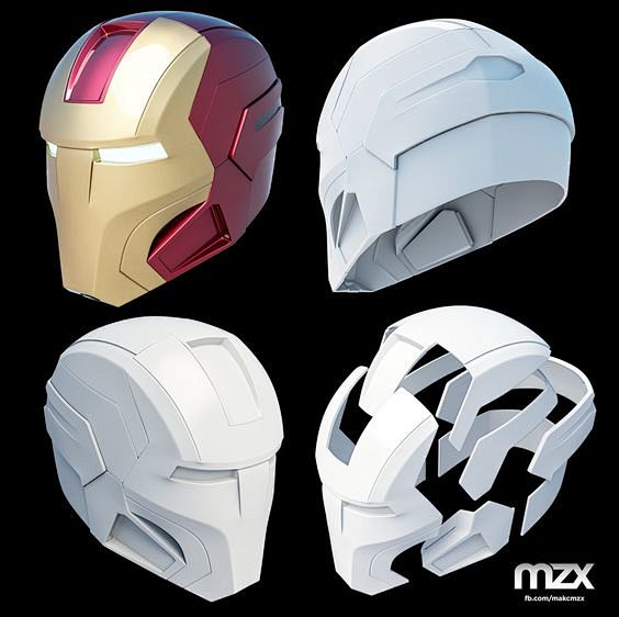 Mark 16 helmet 3D-pr...