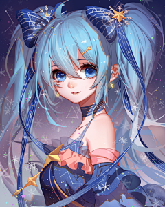 光翼荧羽采集到初音