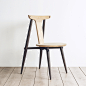 官帽椅|实木椅设计师现代新中式家具靠背椅凳子工作餐椅