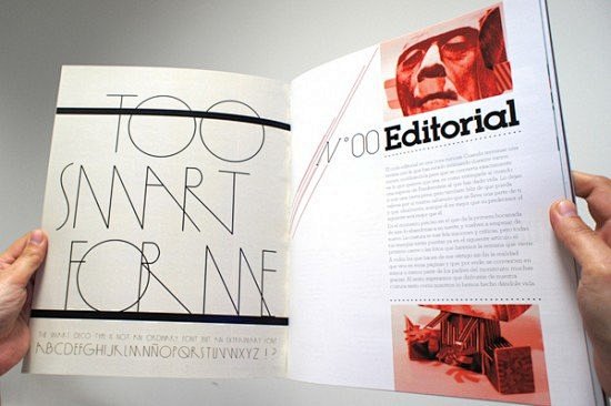 杂志的字体排版设计