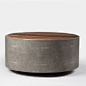 The Crosby Round Coffee Table features gorgeous reclaimed woods and a unique grey perimeter. - See more at: http://www.bobbyberkhome.com/product/whats-new-/10328-71355/bobby-berk-home-crosby-coffee-table.html#sthash.pYuNVeCF.dpuf