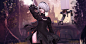 2B nier automata, YeongJin Jeon : Nier Automata has given me lots of inspiration till now, this game was one of things  that gives me a chance to turning point of art style.

 It was worked with my friend, Character illustrator. he gave me some feedback a