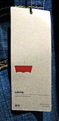 Levis #hangtag: 