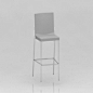 椅子吧凳吧台凳升降酒吧椅子3d模型欧式英伦古典