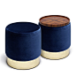LUNE STOOLS - Contemporary Stools - Dering Hall : Buy LUNE STOOLS by Carlyle Collective - Made-to-Order designer Furniture from Dering Hall's collection of Contemporary Stools