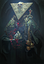 Olbiskura - High Blood Priest of the Rubicons, Alex Konstad : Painted for my personal project - Obliskura. A high priest of the Blood Council of the Rubicons, the sole initiators and practitioners of the Blood Bond Rituals.