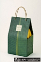 日本香蕉包装袋设计 日本精美手提袋 水果包装袋 简约礼品包装袋 大气蓝色水果手提袋