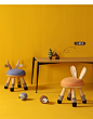 北欧创意幼儿园实木小凳子客厅家用可爱小板凳宝宝卡通椅子小鹿椅-淘宝网