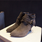AlinaStore 2014秋冬新款【掌柜推荐】气质简约尖头短靴 CC.MS-20