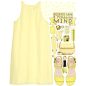 #pastel
#onecolor
#yellow 
#dress