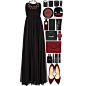 A fashion look from November 2014 featuring strapless dress, heels & pumps and envelope clutch. Browse and shop related looks.
