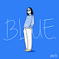 BLUE | COLOR<br/>by minshockoo