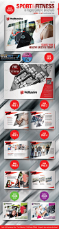 Fitness & Sport 8 Pages Simple Brochure - Brochures Print Templates