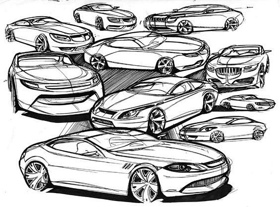 Car Sketches: 