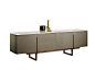 Sideboard aus gegerbtem Leder FIDELIO | Sideboard by Poltrona Frau