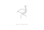 One line - Animals : Set of animal logos / icons made in one line.