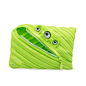以色列创意品牌 ZIPIT怪兽拉链包 时尚大眼荧光绿色多功能包 大号-淘宝网