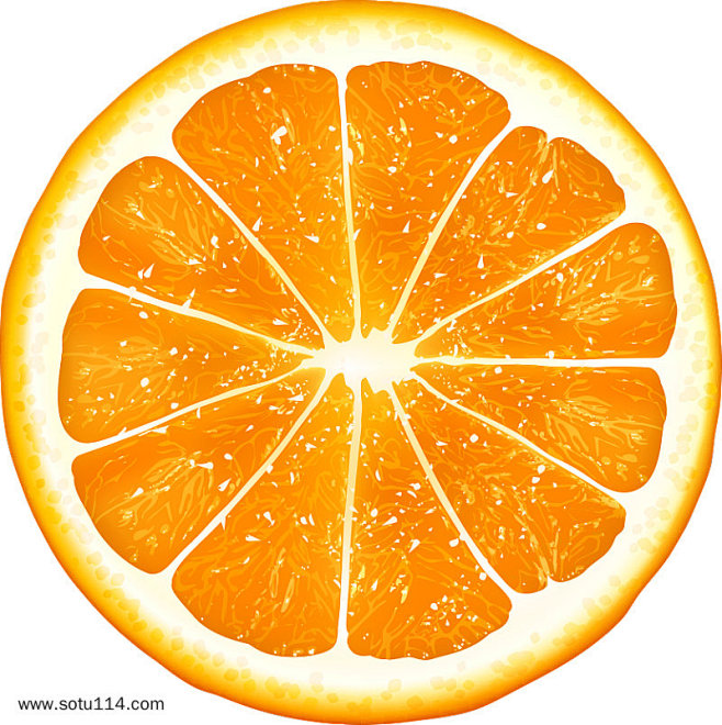 夏日美味新鲜橙子图片