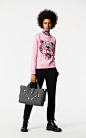 FLAMINGO PINK Tiger Sweatshirt for women KENZO