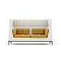 椅世界-Haven sofa 高档布艺办公沙发 创意高靠背设计 SF-4016-2S-淘宝网