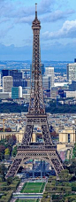 Eiffel Tower and La Defense from Montparnasse, Paris - by photographer Matt Robinson of MetroScenes