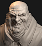 Fat Man, Dave Whitaker : fat man Sketch 
ref
http://www.zbrushcentral.com/showthread.php?89688-Disgusting-Fat-man-and-Batman