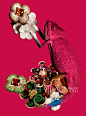 2013年十月，时尚杂志《Vogue》意大利版拍摄一组珠宝大片，创新的采用变色龙作为模特，让变色龙藏身于以花朵为造型，以瑰丽宝石为点缀的珠宝首饰中，将变色龙与珠宝色彩融为一体，呈现出一组色彩斑斓的珠宝大片！