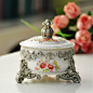 [上品]出口 珠宝盒 欧式 双层树脂古典玫瑰系列首饰盒 - 顽兔