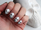skull nails tutorial