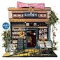 Storefront Illustrations by Angela Hao