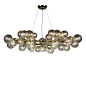 Mimosa 42 Light Gold Finish Chandelier - Shop Alberto Donà online at Artemest