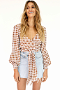 Mystic Highway Wrap Top : Discover the latest in women's fashion at Verge Girl. Styles include, dresses, jeans, jackets & accessories from Australian & international designers