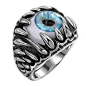 Style: PunkType: Stainless Steel Eye RingMaterial: Stainless SteelColor: SilverSize(US): 8 9 10 11 Weight: About 20g Size(US)891011Diameter(mm)18.2192021Perimeter(mm)5759.762.866.0Package Includes: 1 X Stainless Steel Eye Ring Details: