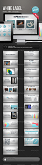 White Label PowerPoint Template - Business Powerpoint Templates #PPT#