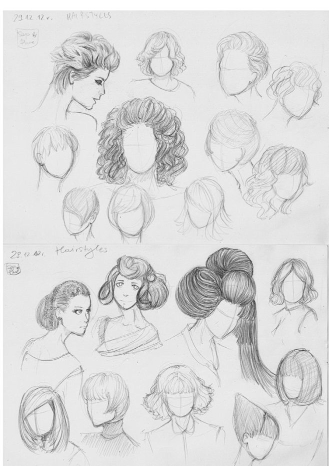 Hairstyles Doodles b...