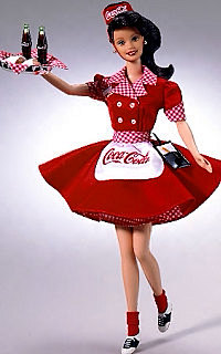 芭比娃娃——可口可乐时尚系列 CG
