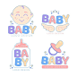 婴儿，儿童产品，母婴，logo标志矢量图素材