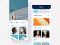 Profile & Popular profile app minimal design modern interactive ui layout clean