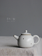 【初沫】台湾茶壶 粗陶 手工铁点白釉茶壶 开片可养 180cc 仿紫砂-淘宝网