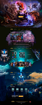 League of Legends Web Parallax : This is an example for an random theme web design. I chose League of Legends, an online pc game that I play when i have free time. Hope you like it!All the illustration were made by (link at the project)